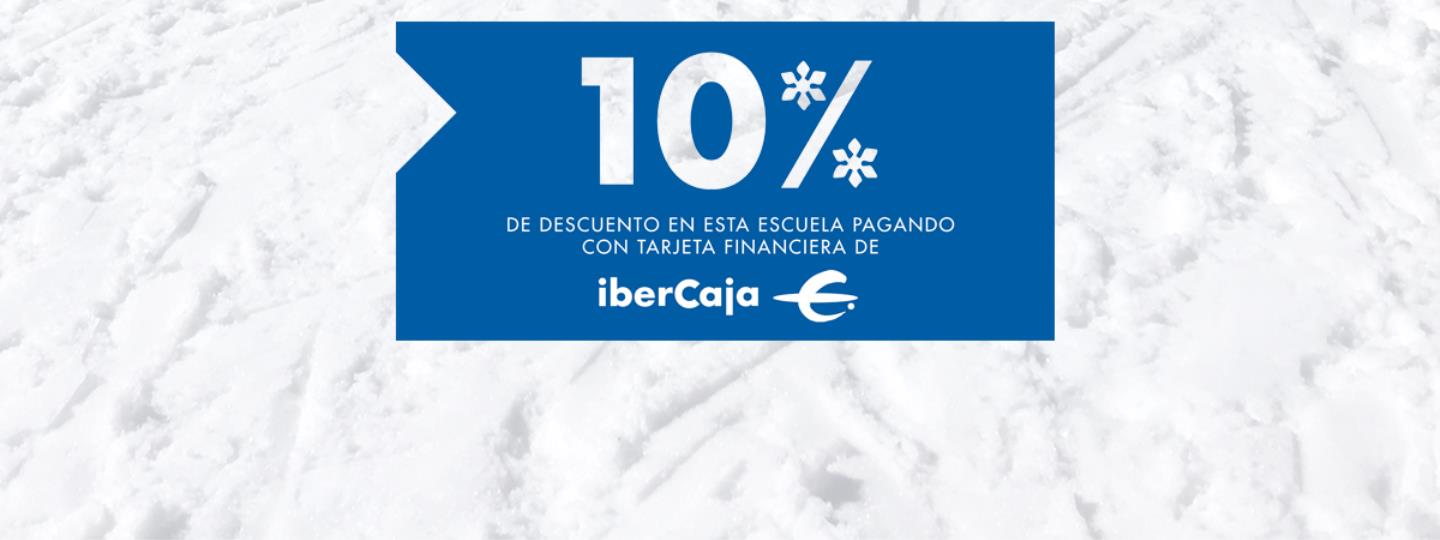 PAGANDO CON TU TARJETA FINANCIERA DE IBERCAJA EN TAQUILLAS DE LA ESCUELA,  TENDRÁS UN DESCUENTO DEL 10%  ...............(Salvo Cursillos del FEC) 