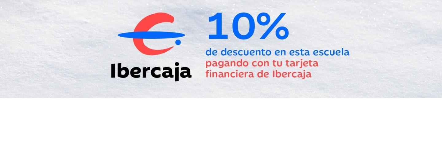 PAGANDO CON TU TARJETA FINANCIERA DE IBERCAJA EN TAQUILLAS DE LA ESCUELA,  TENDRÁS UN DESCUENTO DEL 10%  ...............(Salvo Cursillos del FEC) 